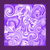 Fluid Purple and White Swirly Pattern tiny thumbnail