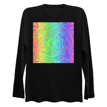 Psychedelic Rainbow Swirly Zebra Stripe Print tiny thumbnail