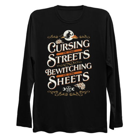 Cursing in the Streets - Vintage Funny Witch - Bewitching Goth Quote tiny thumbnail