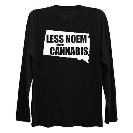 Less Noem, More Cannabis south Dakota tee shirt tiny thumbnail