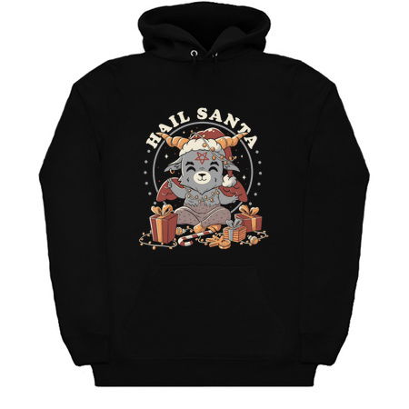 Hail Santa Funny Cute Evil Christmas Baphomet tiny thumbnail