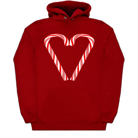 Peppermint Christmas Candy Cane Heart tiny thumbnail