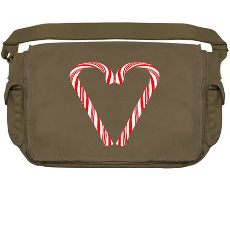 Peppermint Christmas Candy Cane Heart tiny thumbnail