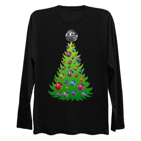 Colorful 1970s Disco Ornament Christmas Tree tiny thumbnail