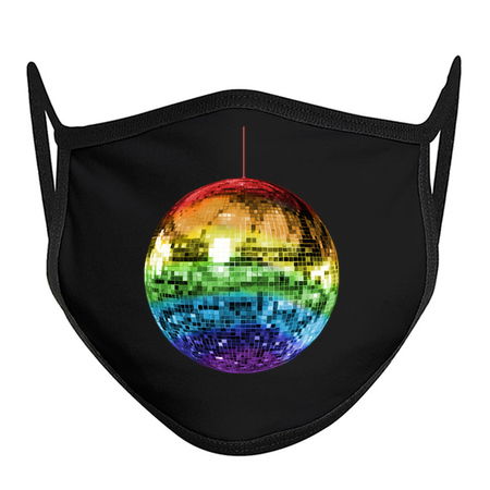 Rainbow Mirrored 1970s Disco Ball tiny thumbnail