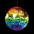 Rainbow Mirrored 1970s Disco Ball tiny thumbnail