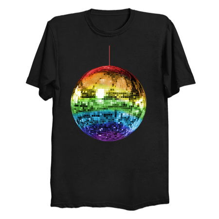 Rainbow Mirrored 1970s Disco Ball tiny thumbnail