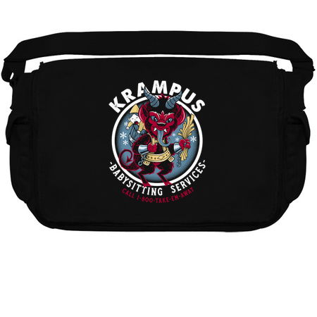 Krampus Babysitting Service - Creepy Cute Christmas - Goth Holiday tiny thumbnail