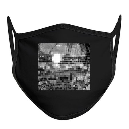 Silver Mirrored Disco Ball Pattern tiny thumbnail