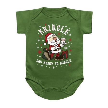 Kringle and Ready to Mingle - Cute Santa Claus - Cartoon Xmas tiny thumbnail