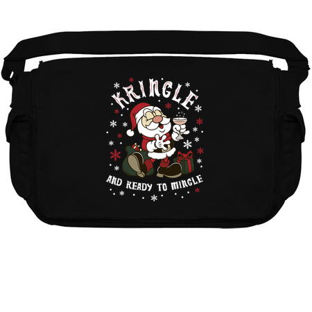 Kringle and Ready to Mingle - Cute Santa Claus - Cartoon Xmas tiny thumbnail