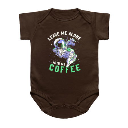 Leave Me Alone With My Coffee Funny Astronaut Spaceman tiny thumbnail