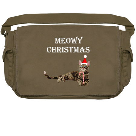 Meowy Christmas Brown Tabby Kitten tiny thumbnail