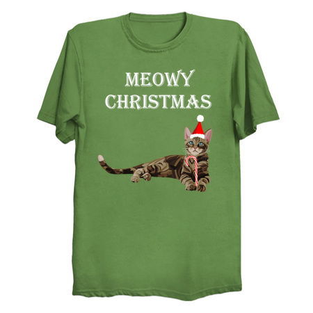 Meowy Christmas Brown Tabby Kitten tiny thumbnail
