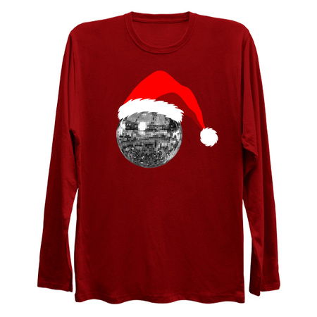 Silver Santa Christmas 1970s Disco Ball tiny thumbnail