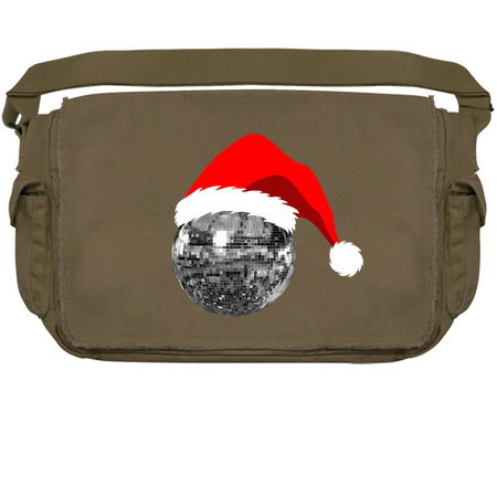 Silver Santa Christmas 1970s Disco Ball tiny thumbnail