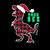 Red Plaid Dinosaur T Rex Christmas Lights Tree rex Pajamas tiny thumbnail