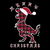 Red Plaid Dinosaur T Rex. Merry Christmas Lights Pajamas tiny thumbnail