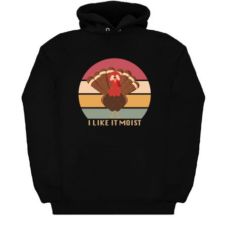 Funny Thanksgiving Shirt Cool Turkey I Like It Moist tiny thumbnail