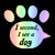 "One Second, I See a Dog" Rainbow Paw Print tiny thumbnail
