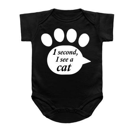 "One Second, I See a Cat" Paw Text tiny thumbnail