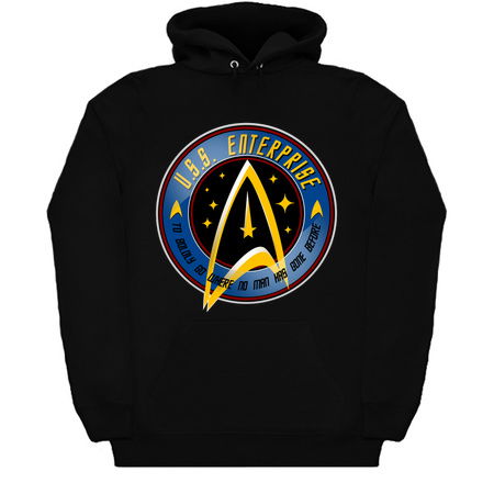 U.S.S. ENTERPRISE VINTAGE BADGE BLUE VERSION tiny thumbnail