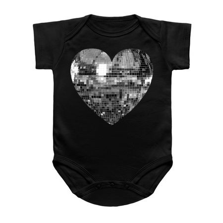 Mirrored Silver Disco Ball Heart tiny thumbnail