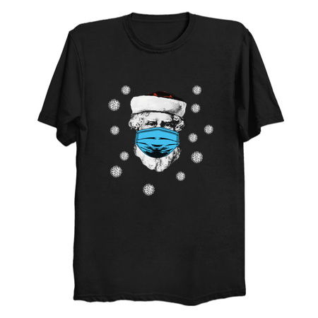 Funny Christmas - Covid Mask Santa Claus tiny thumbnail