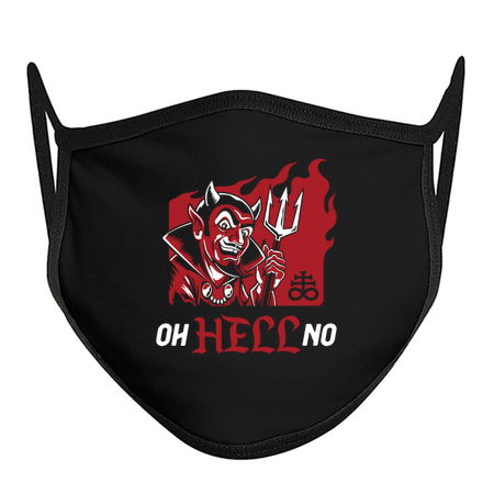 Oh Hell No - Funny Vintage Red Devil - Rebel tiny thumbnail