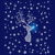 Winter Snow Glowing Reindeer Head tiny thumbnail