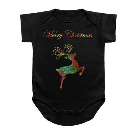 Merry Christmas Reindeer Silhouette tiny thumbnail