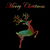 Merry Christmas Reindeer Silhouette tiny thumbnail
