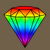 Jewel Rainbow Ombre Gradient Gem tiny thumbnail