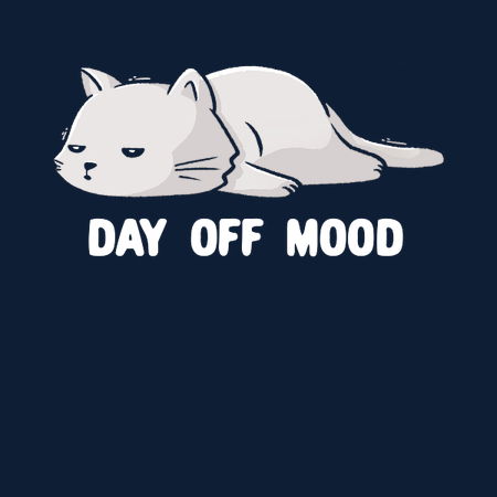 Day Off Mood Cute Lazy Cat Gift NeatoShop - Main Image