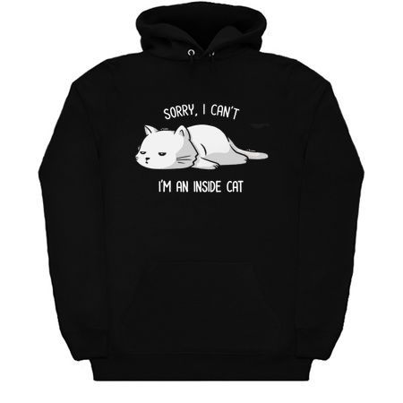 Sorry I Can’t, I’m An Inside Cat Funny Cute Lazy Cat Gift tiny thumbnail