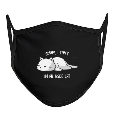 Sorry I Can’t, I’m An Inside Cat Funny Cute Lazy Cat Gift tiny thumbnail