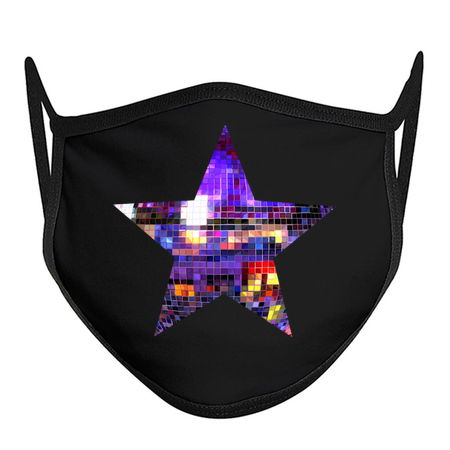 Mirrored Purple Disco Ball Star tiny thumbnail