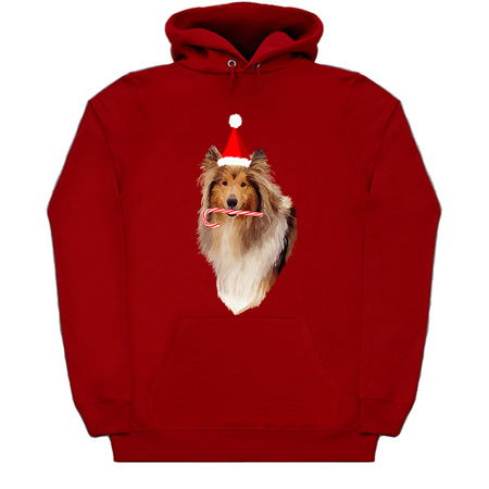 Christmas Santa Candy Cane Collie tiny thumbnail