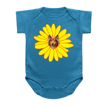 Jolly Collie Yellow Sunflower Blossom tiny thumbnail