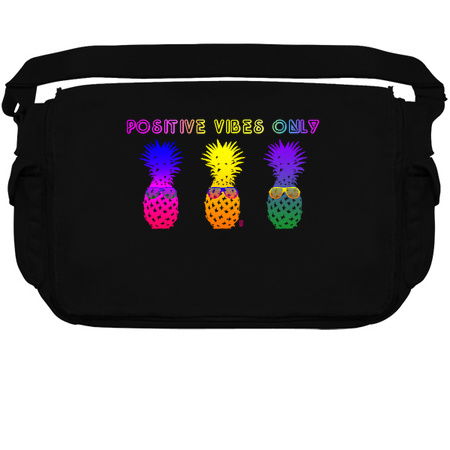 Positive Vibes Only 1980s Colorful Pineapples tiny thumbnail