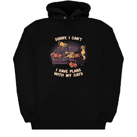 Sorry I Can't I Have Plans With My Cats Funny Cute Gift tiny thumbnail