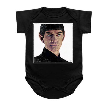 Disco Space Dad Watercolor and Ink Portrait tiny thumbnail