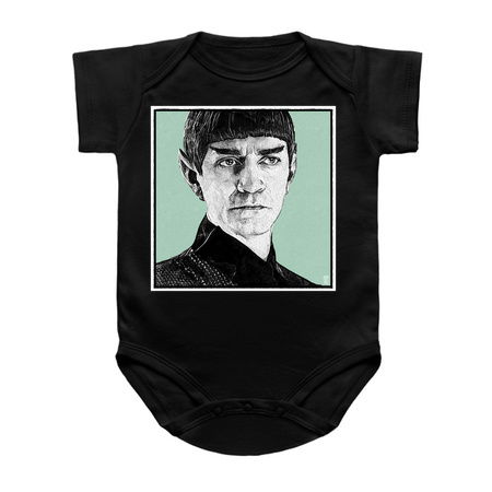 Disco Space Dad Monochrome Ink Portrait tiny thumbnail