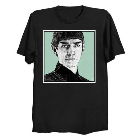 Disco Space Dad Monochrome Ink Portrait tiny thumbnail