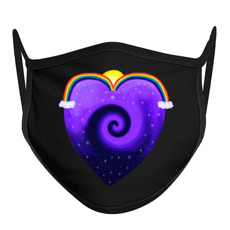 Galaxy Rainbow Solar System Heart tiny thumbnail