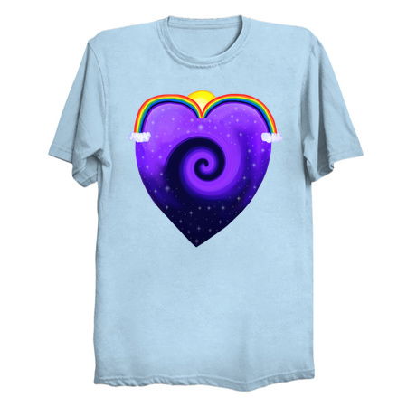 Galaxy Rainbow Solar System Heart tiny thumbnail