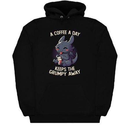 A Coffee a Day Keeps The Grumpy Away Funny Cute Gift tiny thumbnail