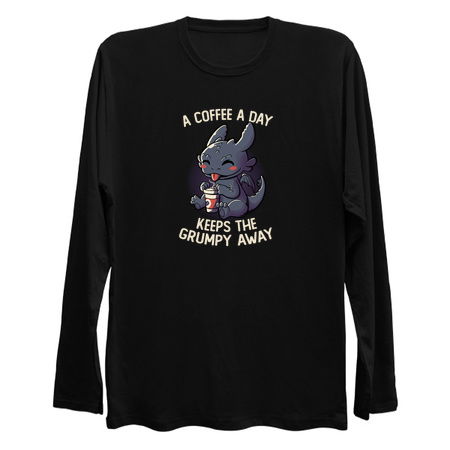 A Coffee a Day Keeps The Grumpy Away Funny Cute Gift tiny thumbnail