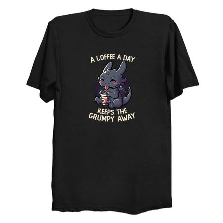 A Coffee a Day Keeps The Grumpy Away Funny Cute Gift tiny thumbnail