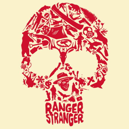 RANGER STRANGER SKULL BLOODRED - NeatoShop